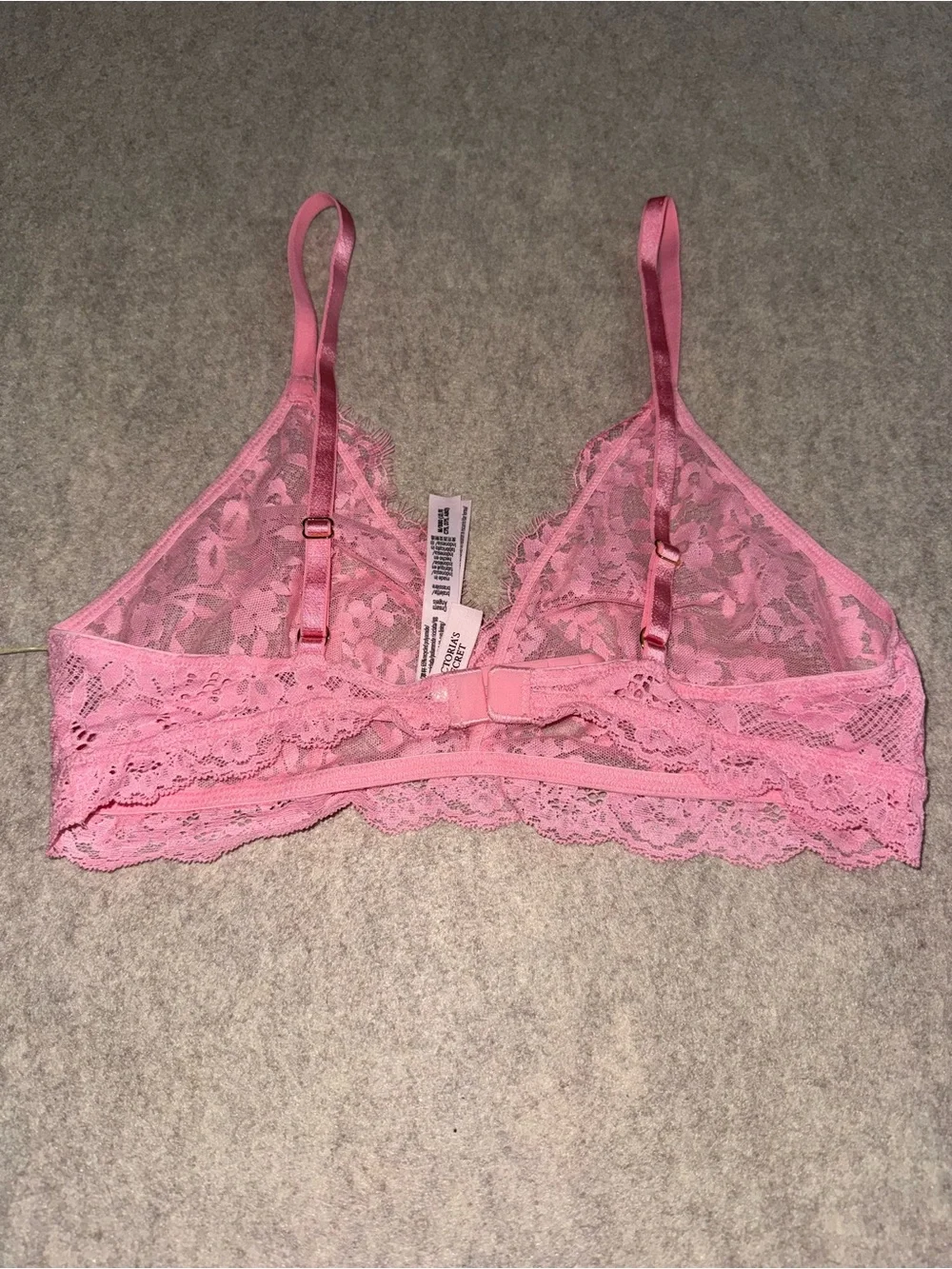Victoria's Secret Pink Floral Lace Bralette‎